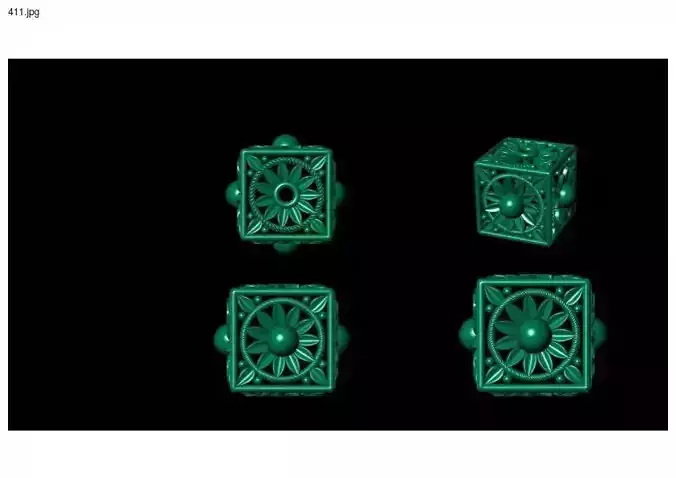 1 size stl beeds 3D print model