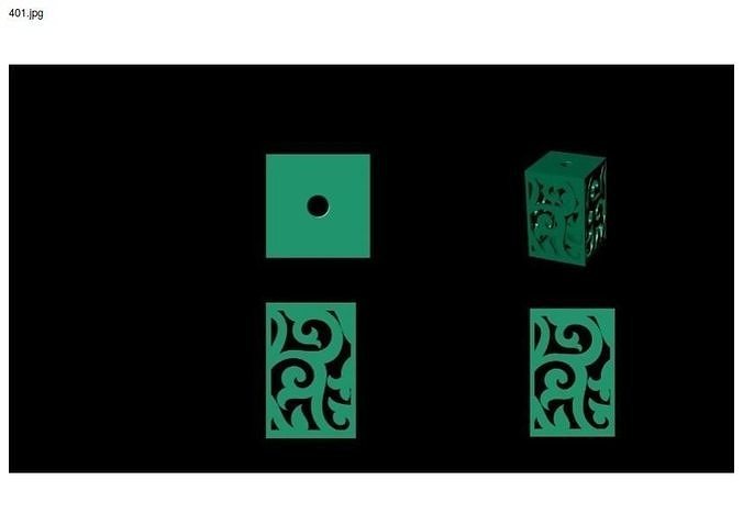 3 size stl beeds 3D print model