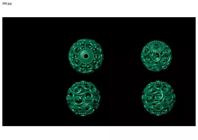 1 size stl beeds 3D print model_0