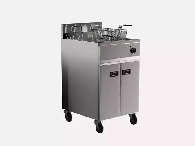  industrial fryer 3D 3D model
