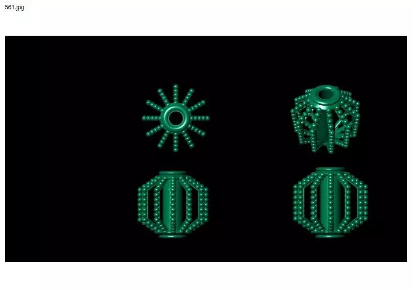 1 size stl beeds 3D print model_0