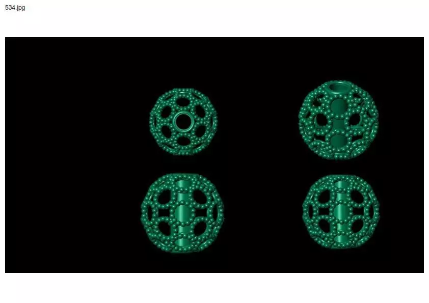 1 size stl beeds 3D print model_0