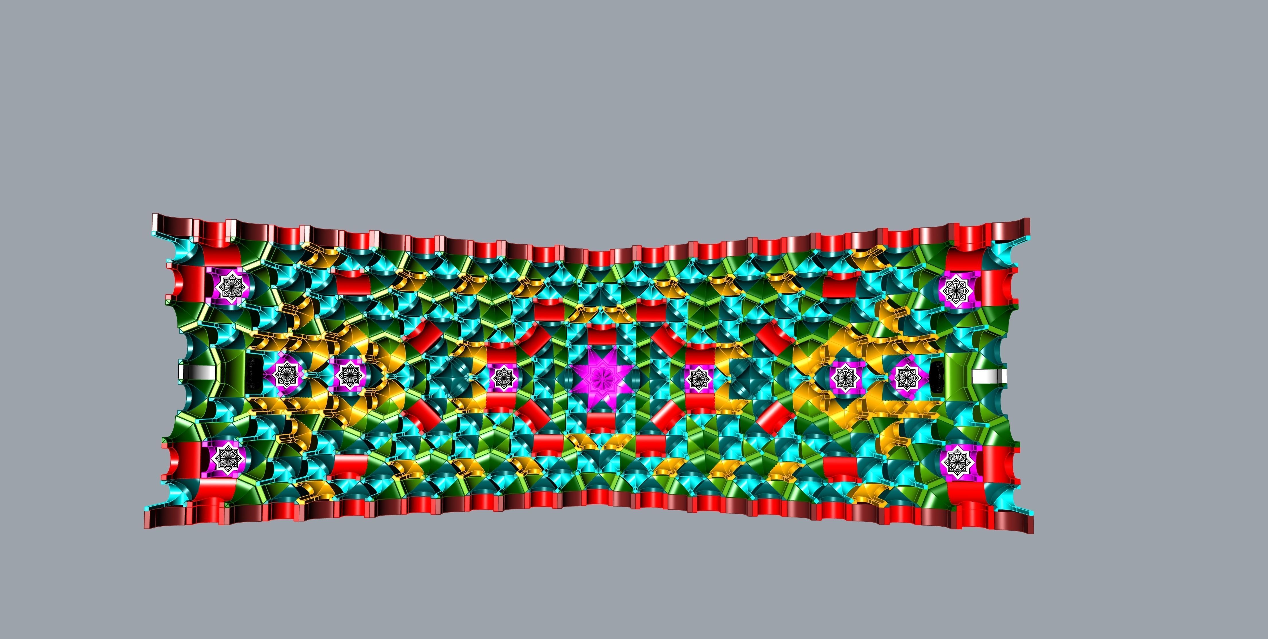muqarnas parts and sample 3D model_8