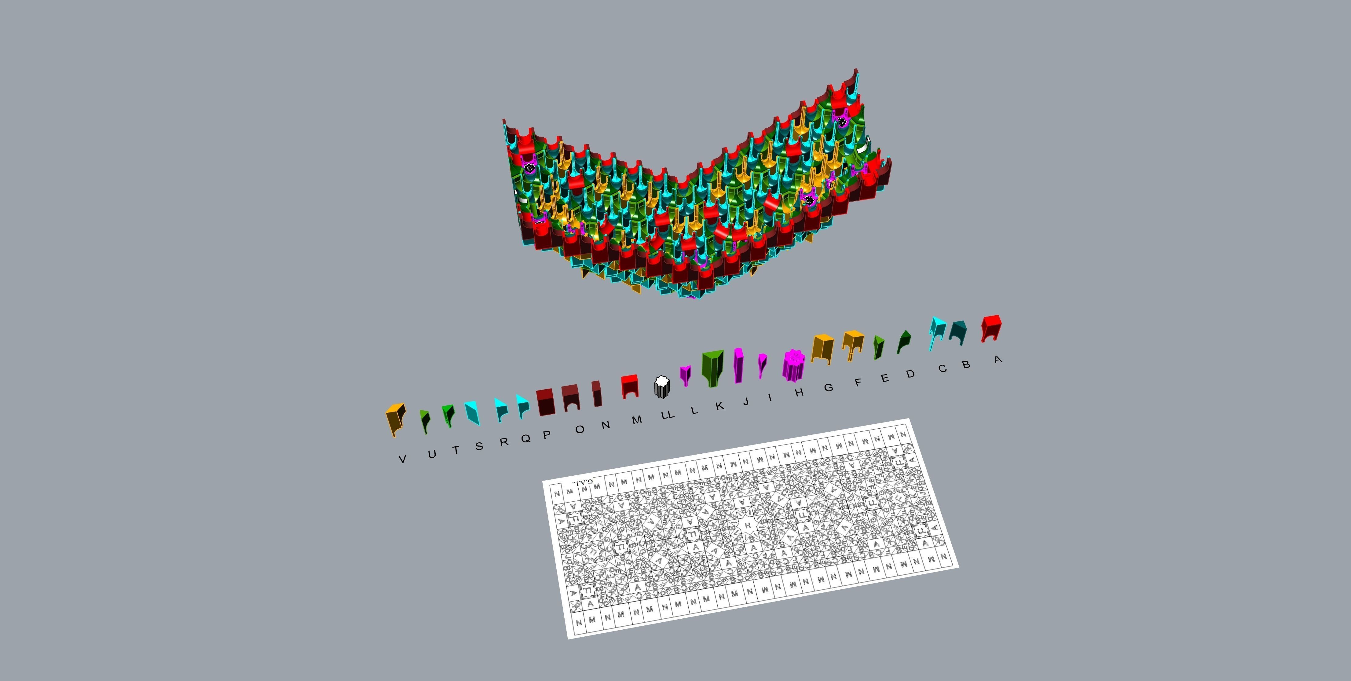 muqarnas parts and sample 3D model_1