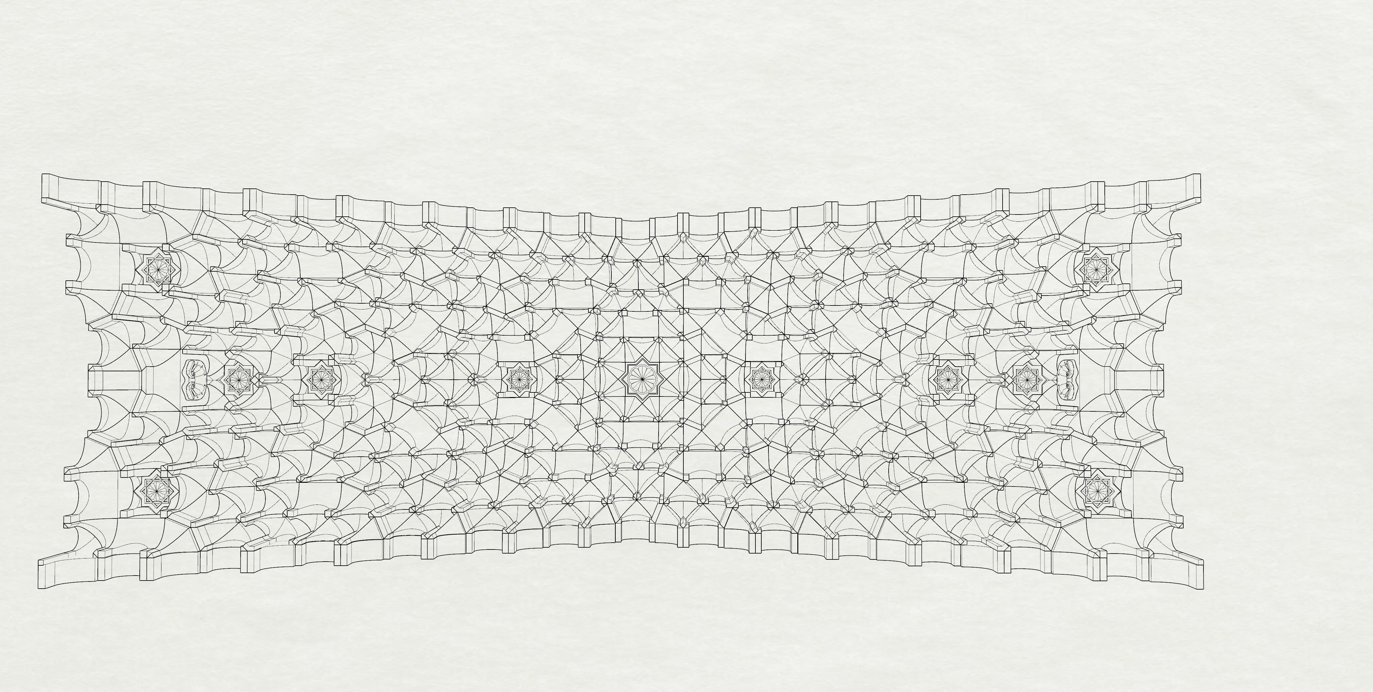 muqarnas parts and sample 3D model_6