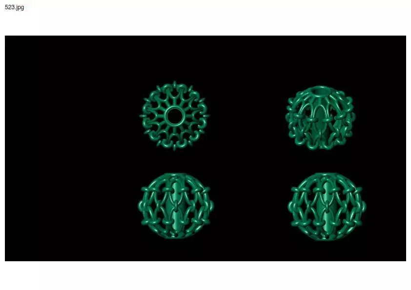 1 size stl beeds 3D print model_0