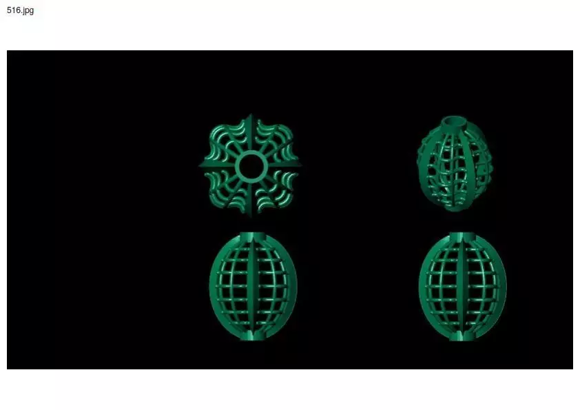 1 size stl beeds 3D print model_0