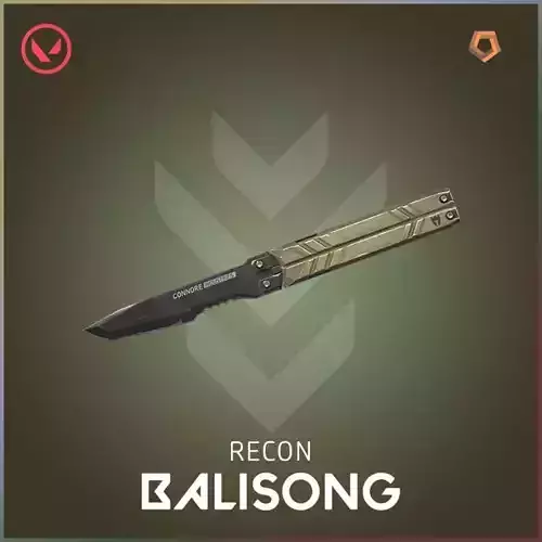Valorant  Recon Balisong -Movable- 3D print model