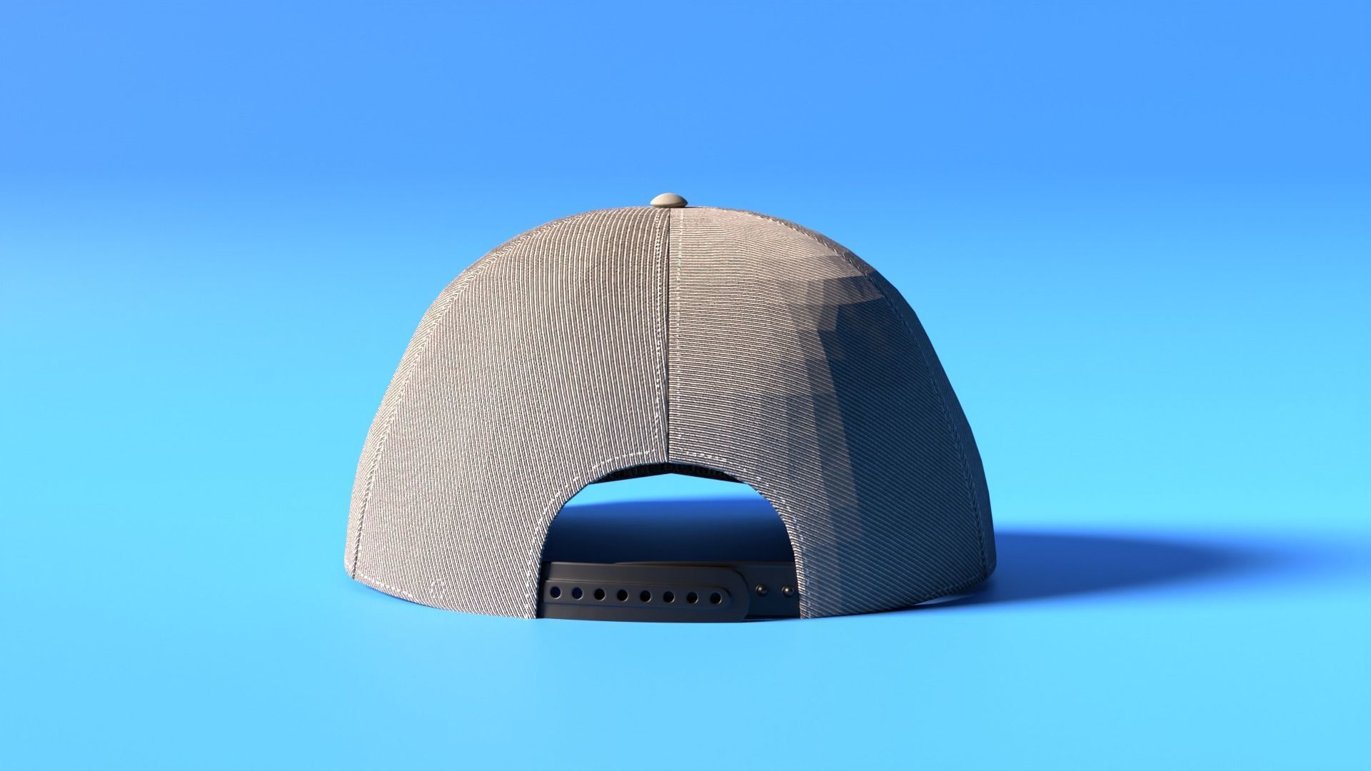 Baseball Cap realistic brown fabric 3D model | CGTrader