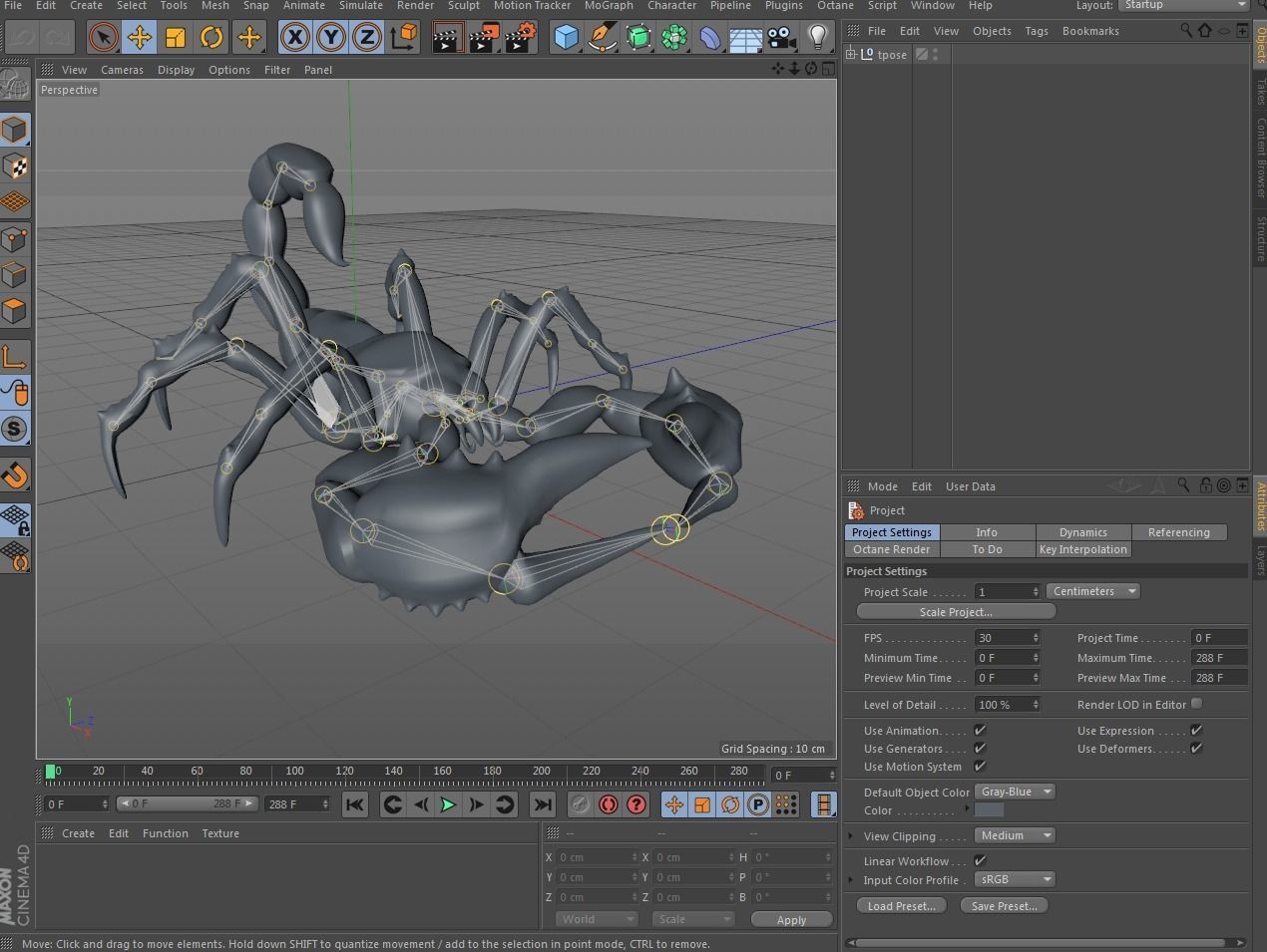 Scorpion Animation and Texture  Pack 3D model_44