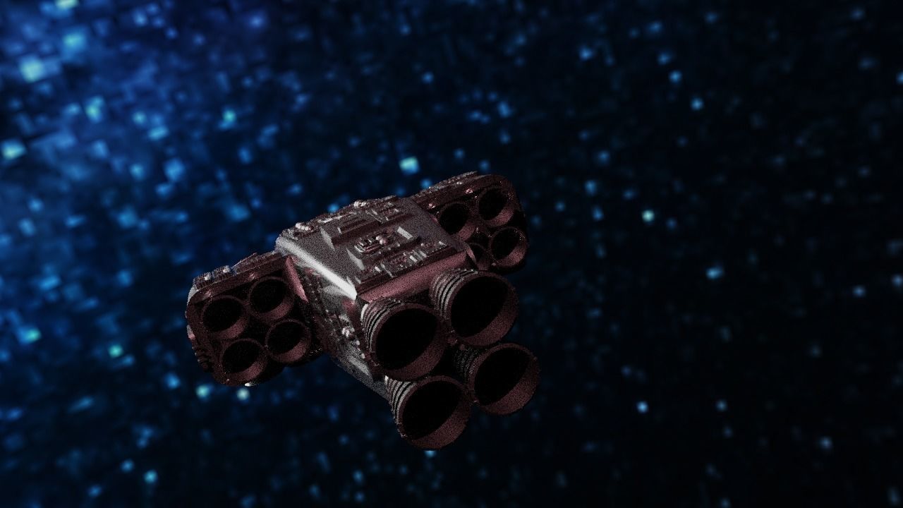 Spaceship Highly realistic  3D model_51