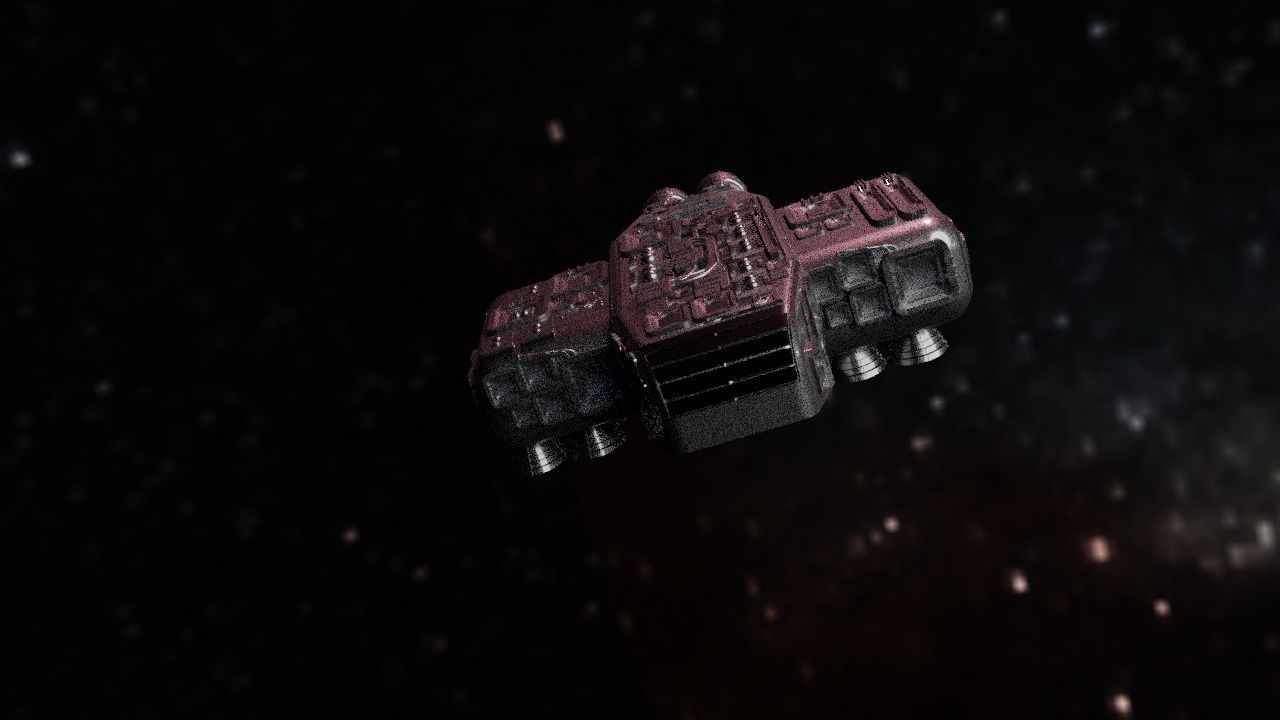 Spaceship Highly realistic  3D model_95