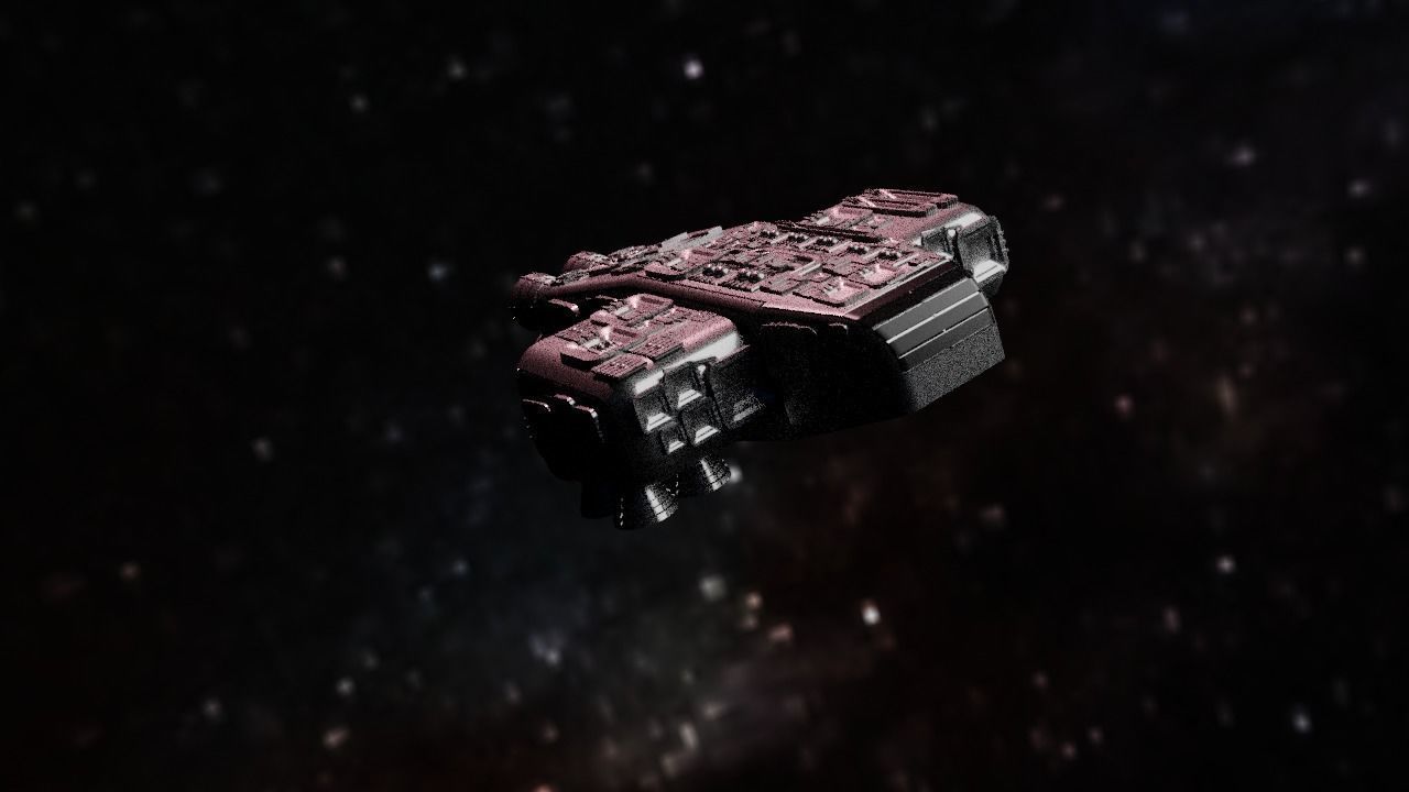 Spaceship Highly realistic  3D model_5
