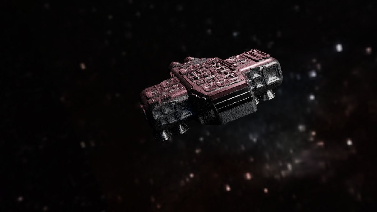 Spaceship Highly realistic  3D model_99