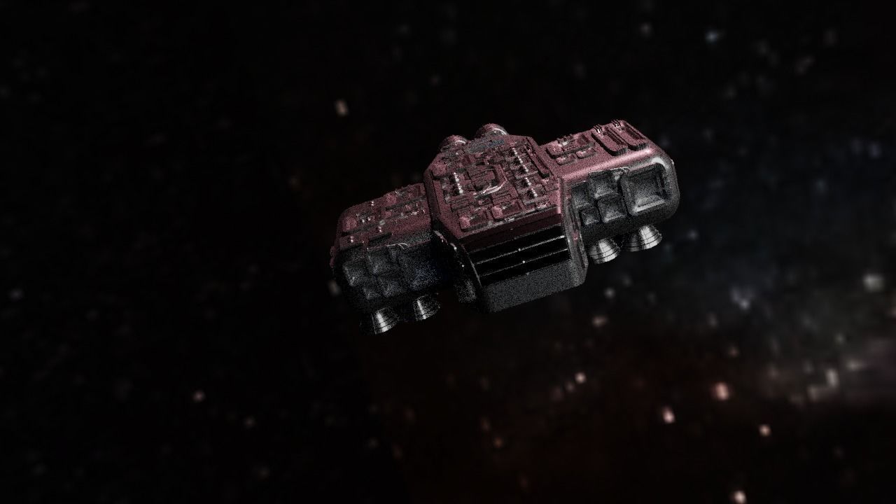 Spaceship Highly realistic  3D model_96