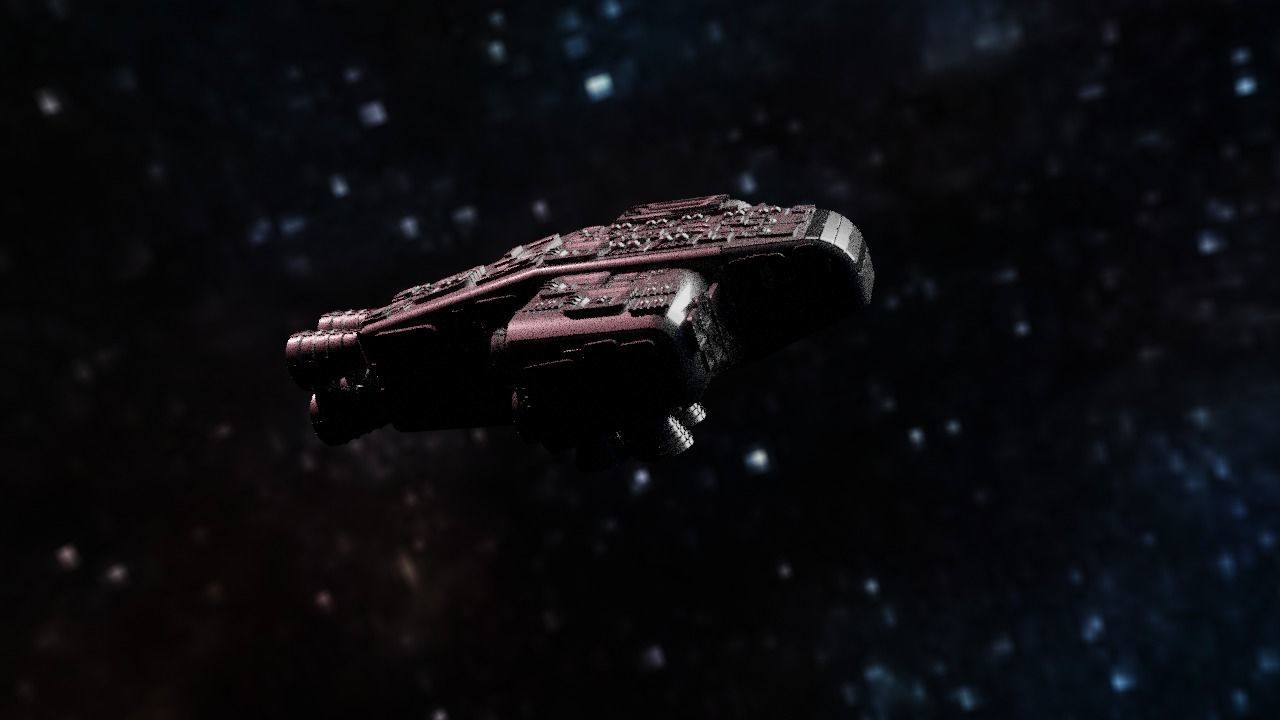 Spaceship Highly realistic  3D model_16
