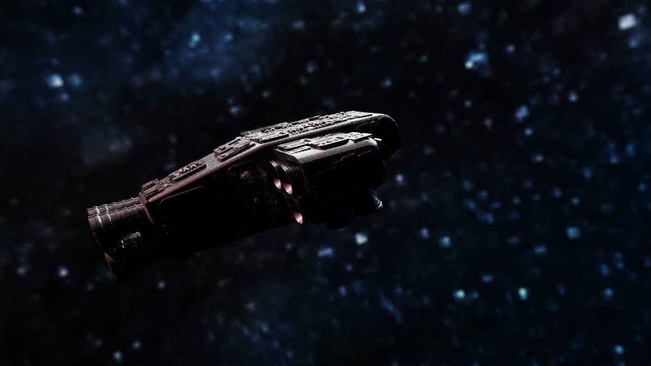Spaceship Highly realistic  3D model_27
