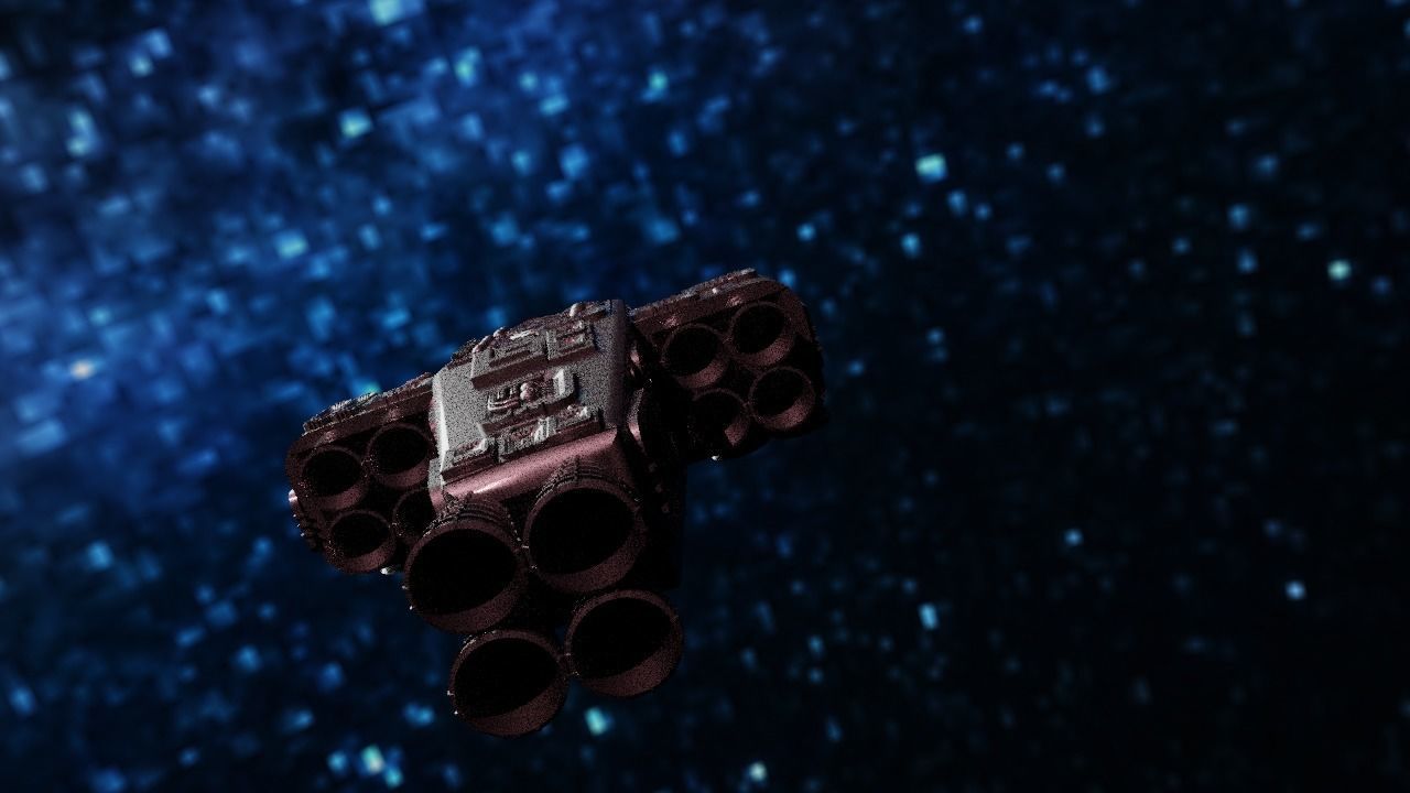 Spaceship Highly realistic  3D model_47