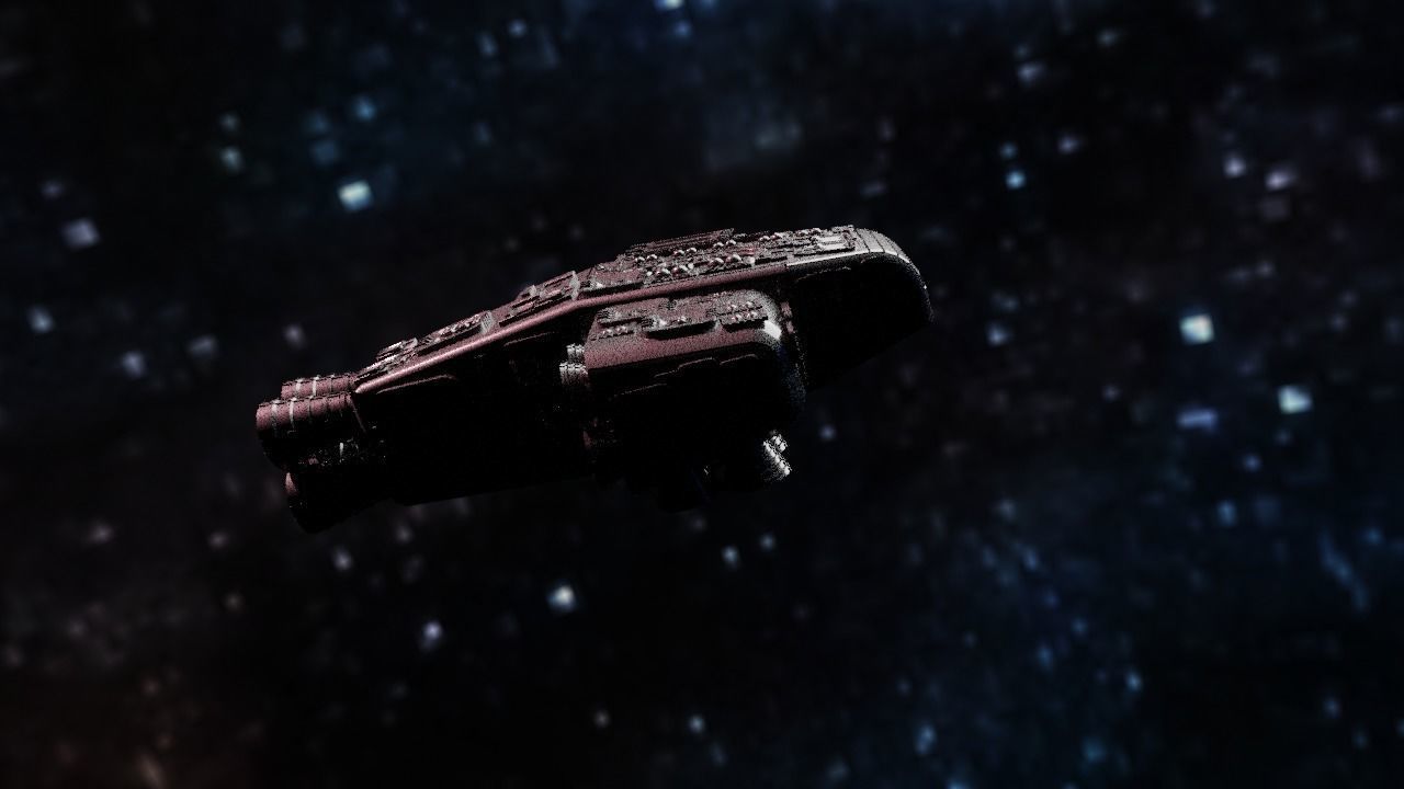 Spaceship Highly realistic  3D model_20
