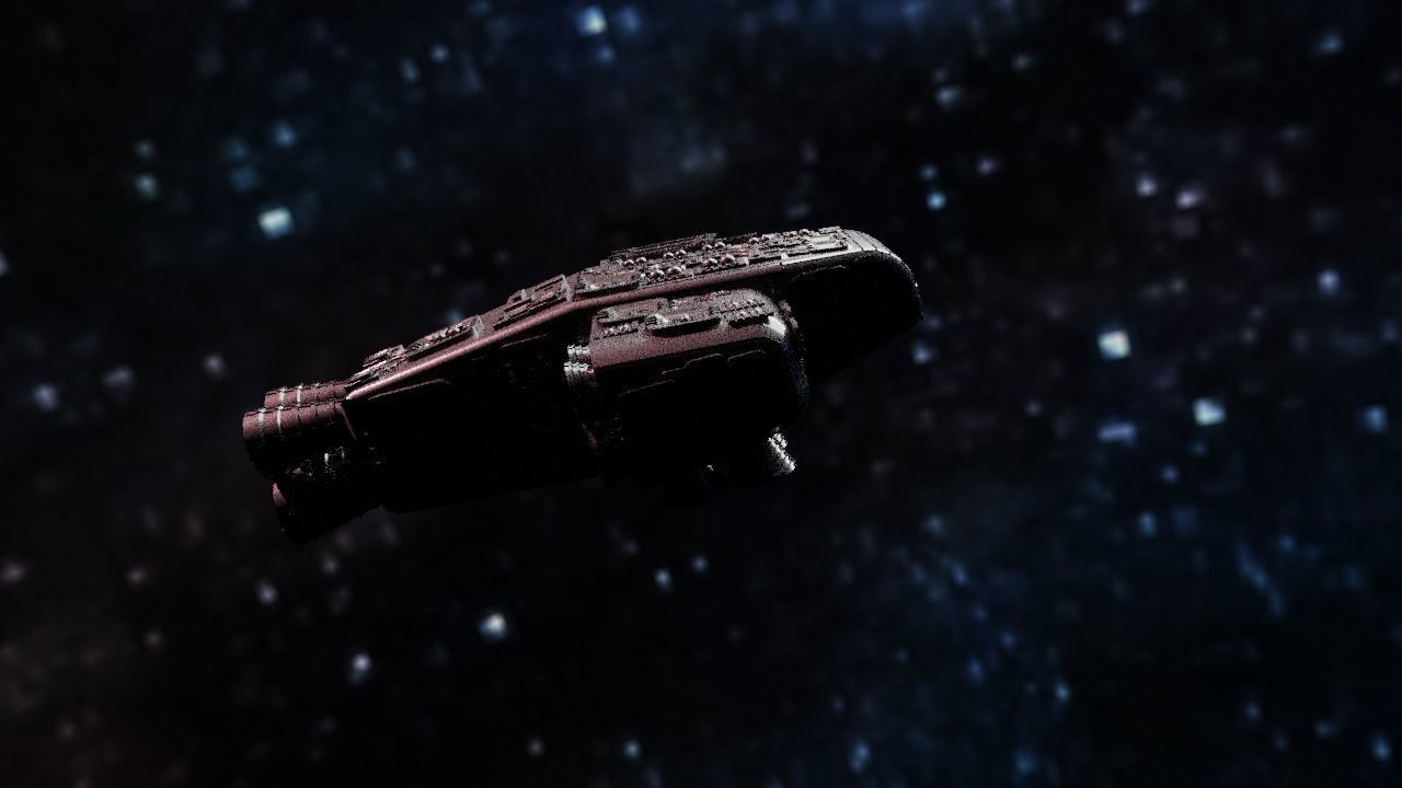 Spaceship Highly realistic  3D model_21