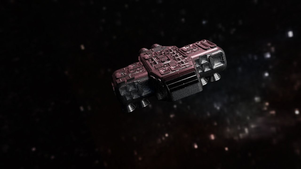 Spaceship Highly realistic  3D model_98