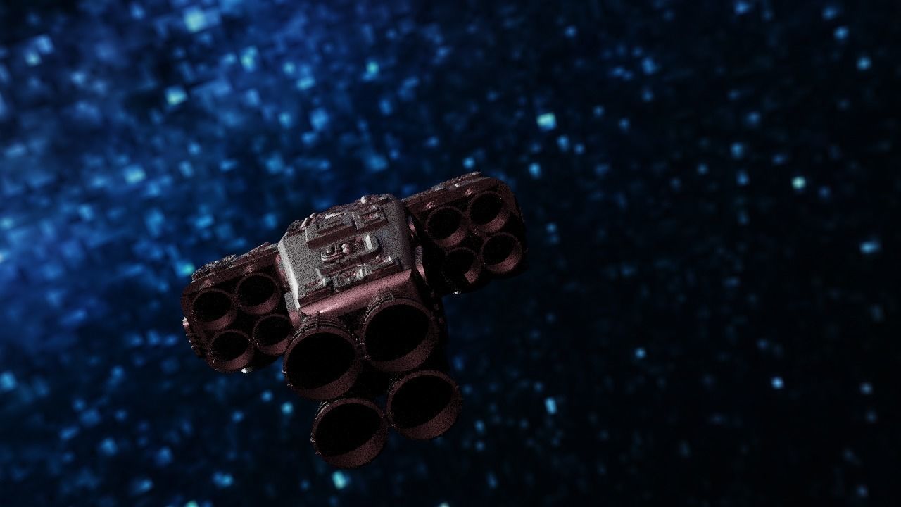 Spaceship Highly realistic  3D model_48
