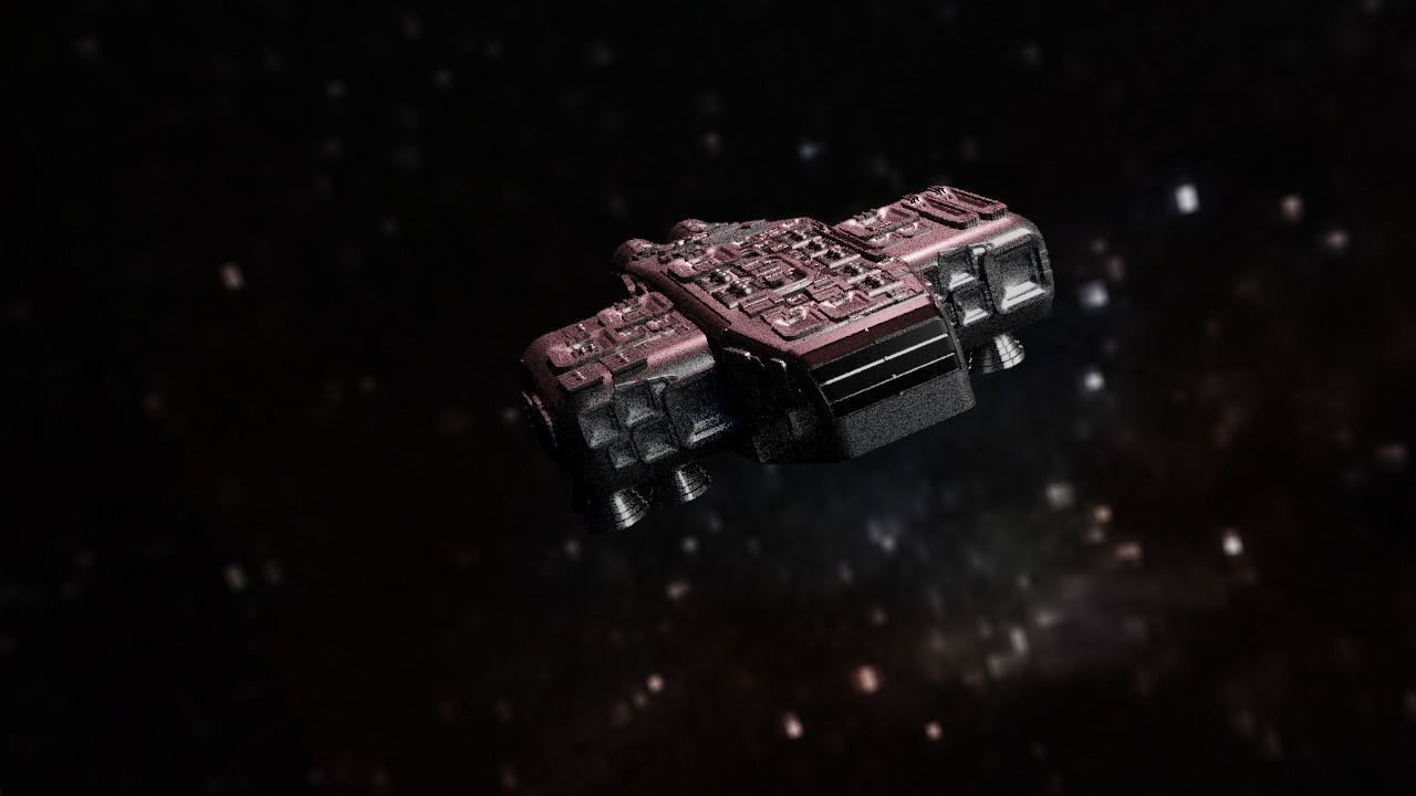 Spaceship Highly realistic  3D model_100