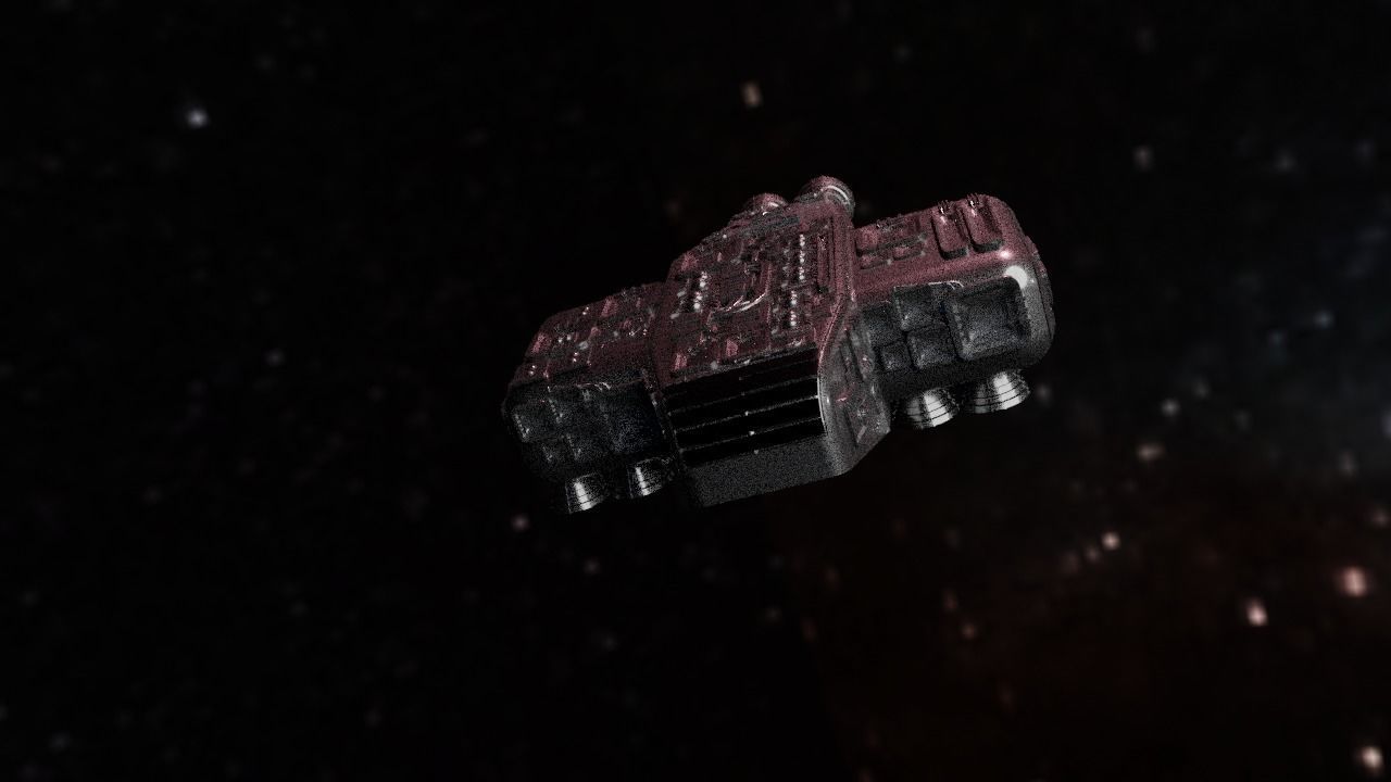 Spaceship Highly realistic  3D model_93