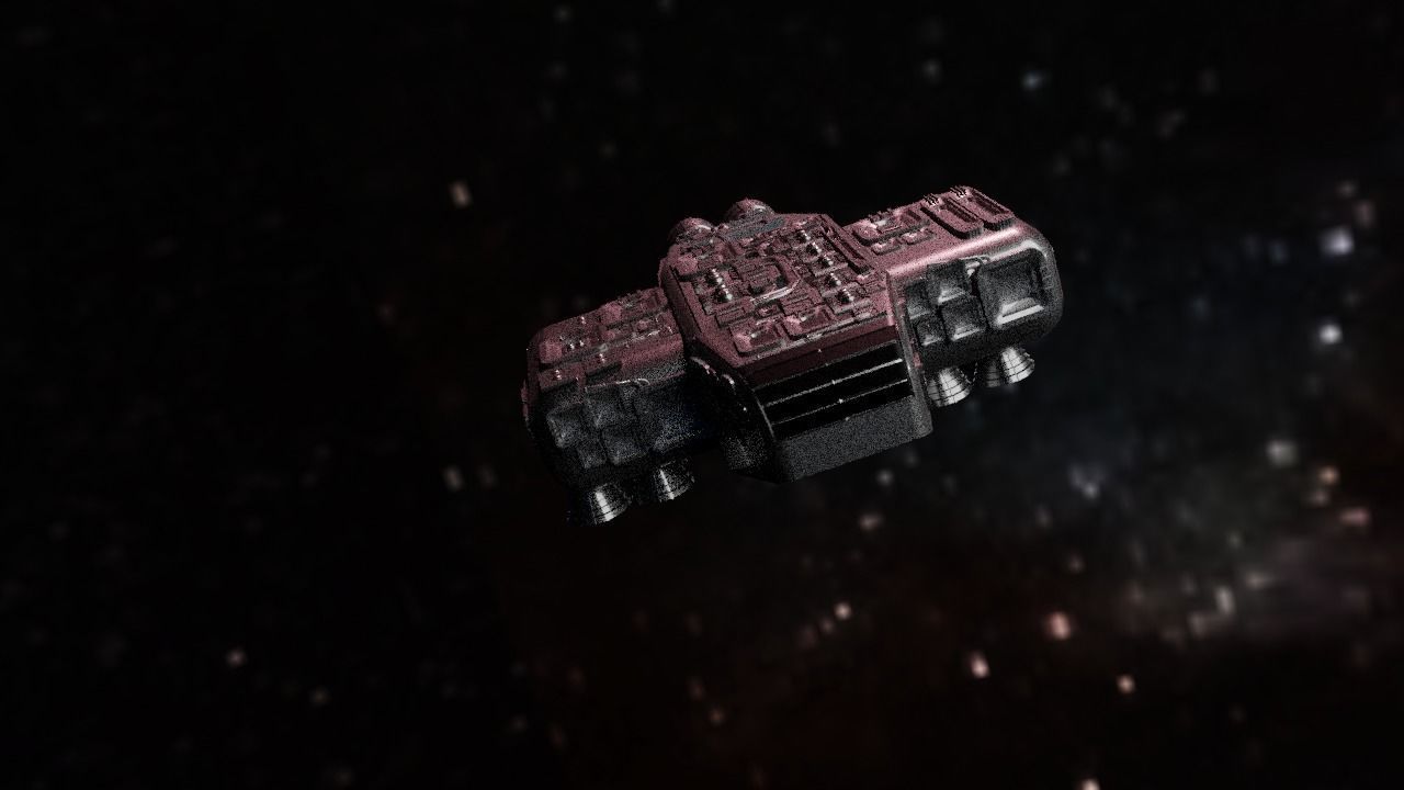 Spaceship Highly realistic  3D model_97