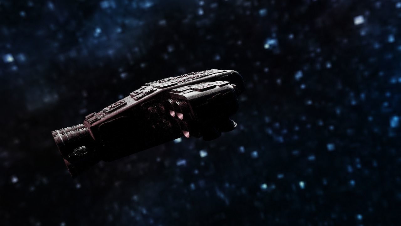 Spaceship Highly realistic  3D model_28