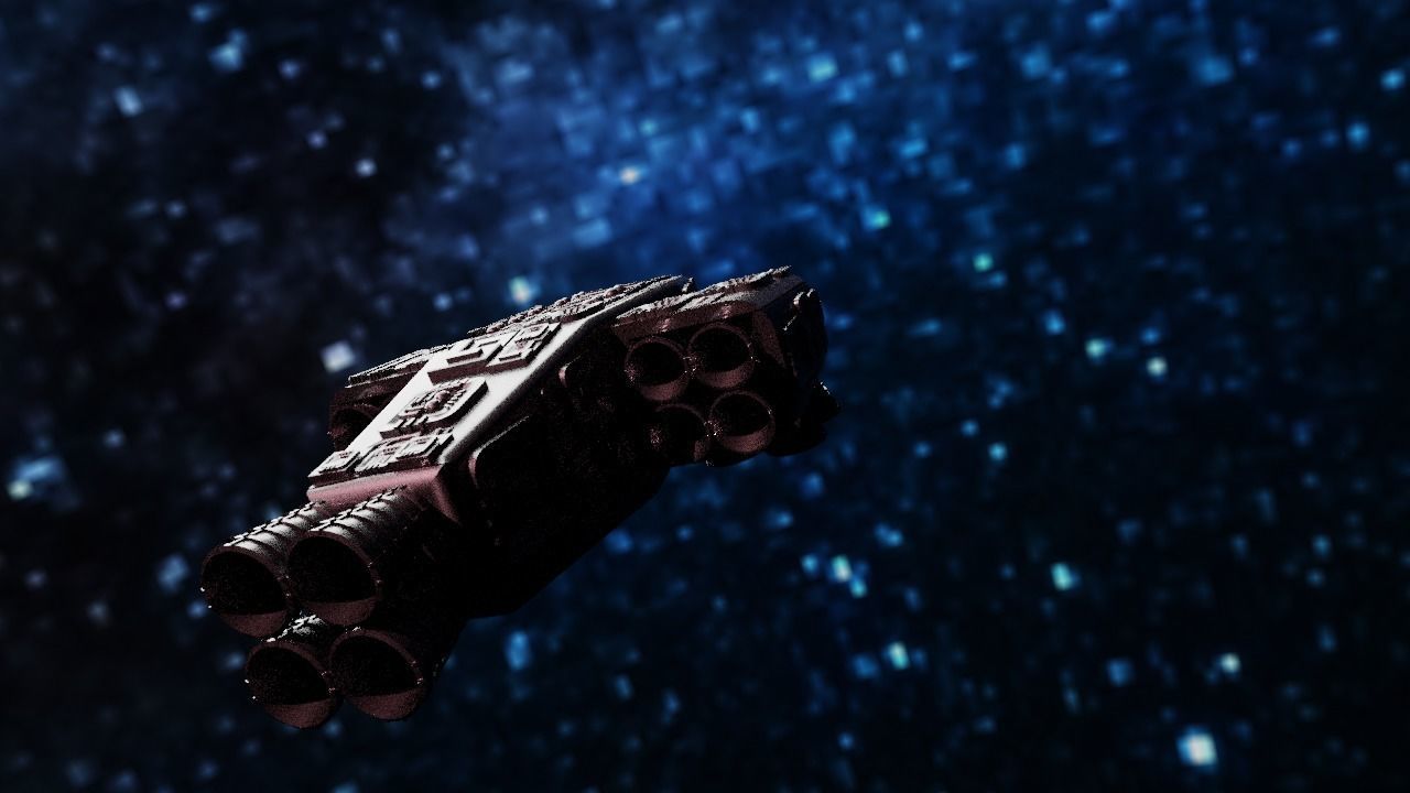 Spaceship Highly realistic  3D model_40