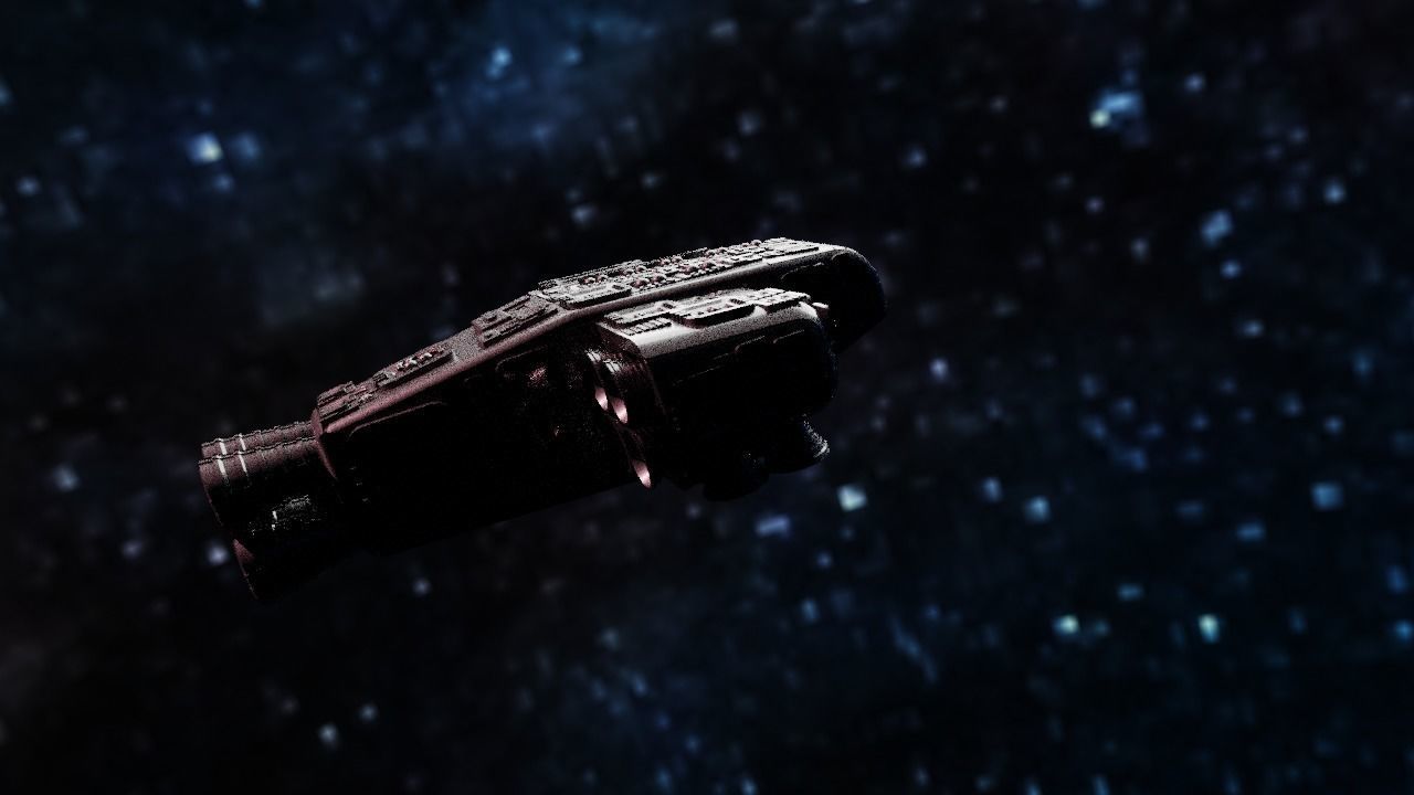 Spaceship Highly realistic  3D model_26