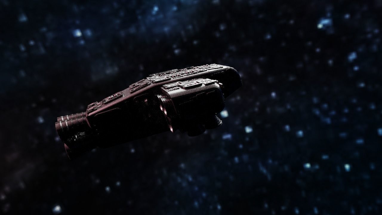 Spaceship Highly realistic  3D model_25