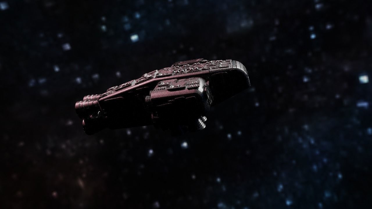 Spaceship Highly realistic  3D model_18