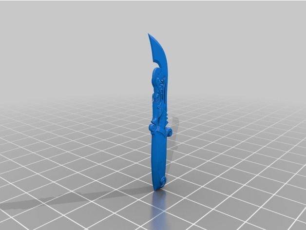 Valorant Imperium Knife 3D print model_3