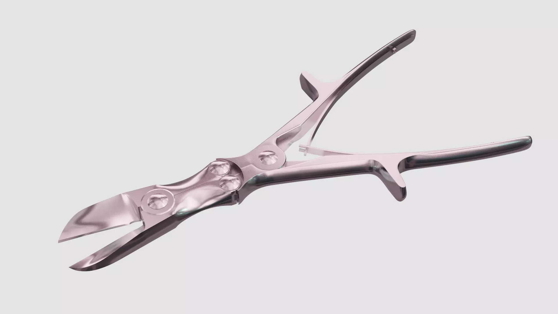 Bone cutter forceps 3D model 3D model_0