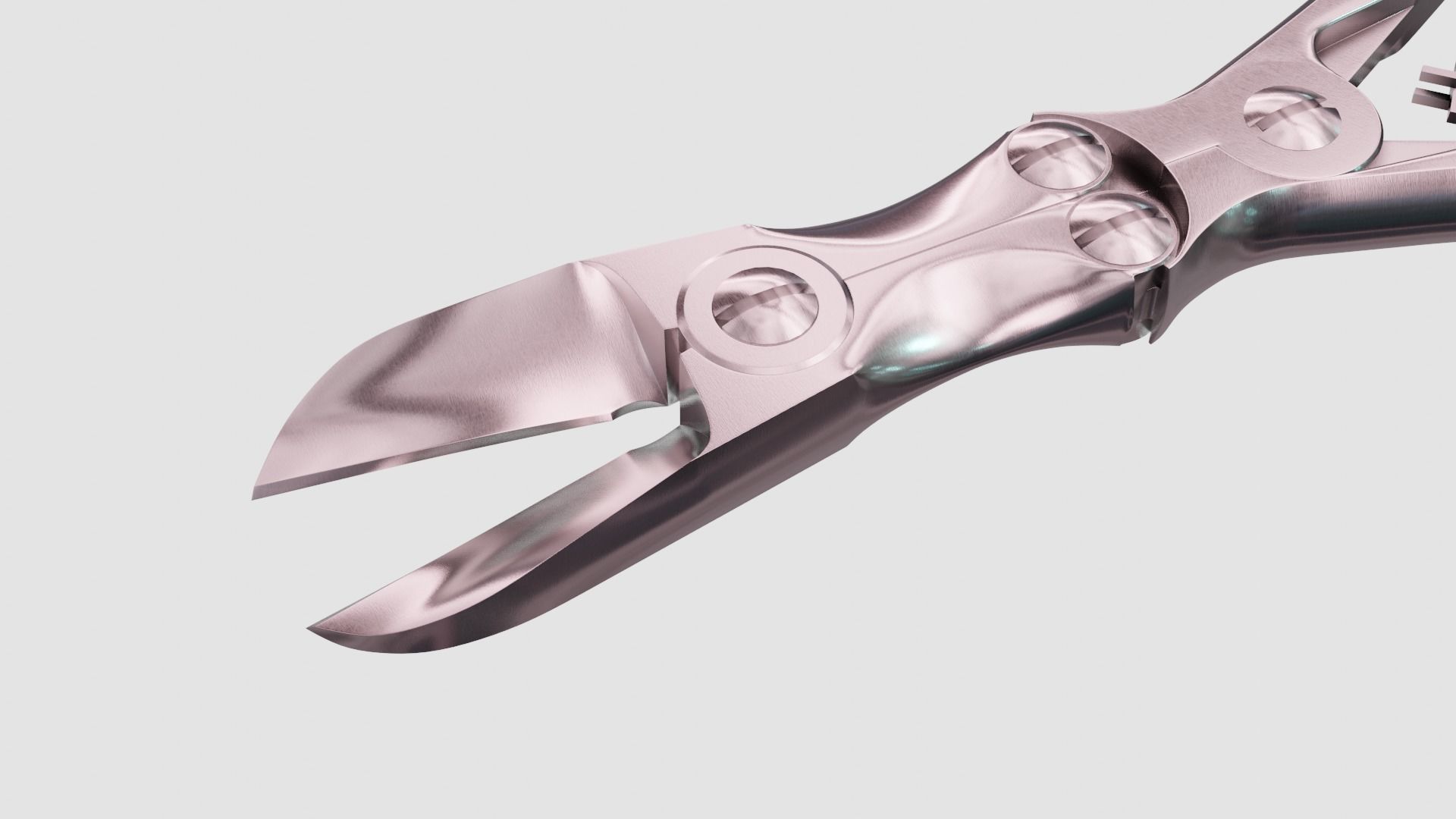 Bone cutter forceps 3D model 3D model_4