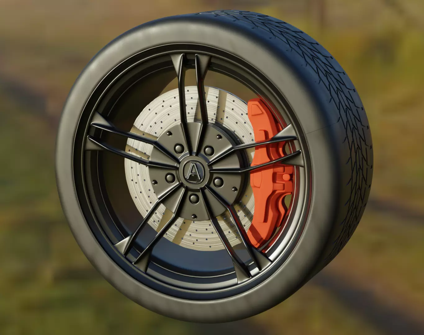Acura NSX Wheel 3D model