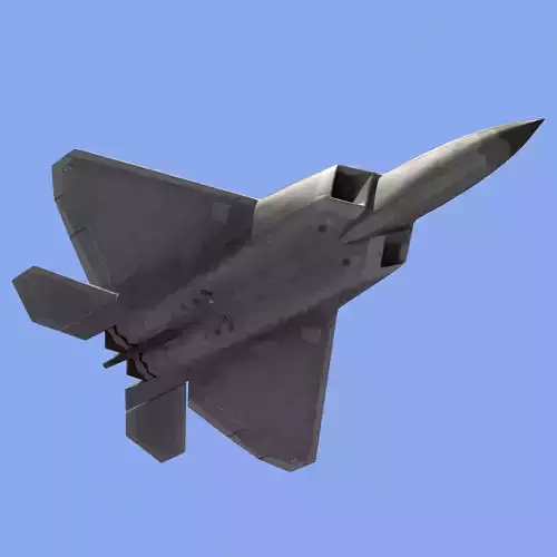Like Real F 22 Raptor 3d model 3D model
