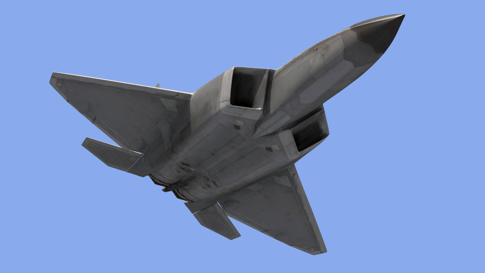 Like Real F 22 Raptor 3d model 3D model animated rigged | CGTrader