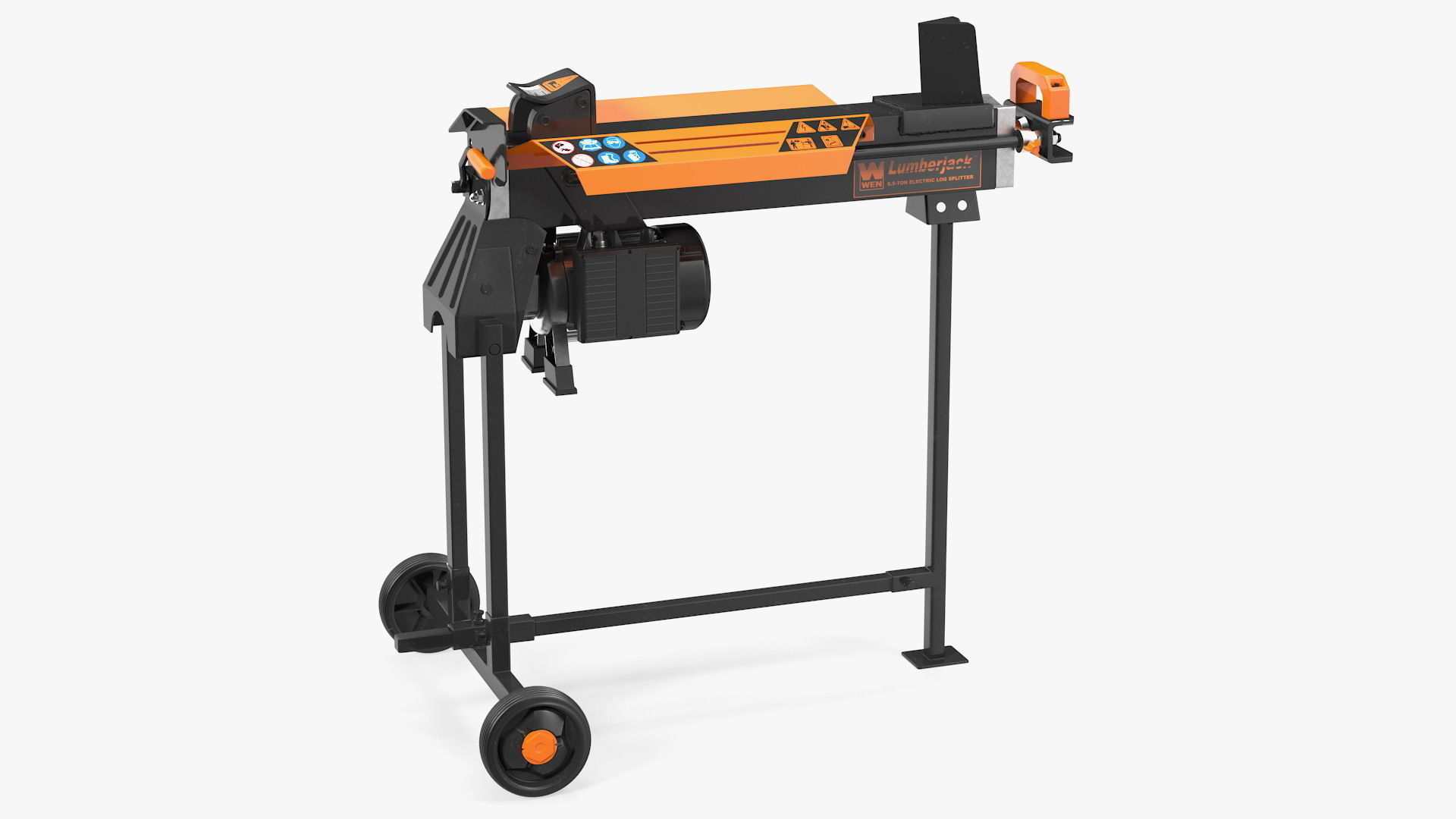 WEN 56207 Electric Log Splitter with Stand Rigged 3D model_1