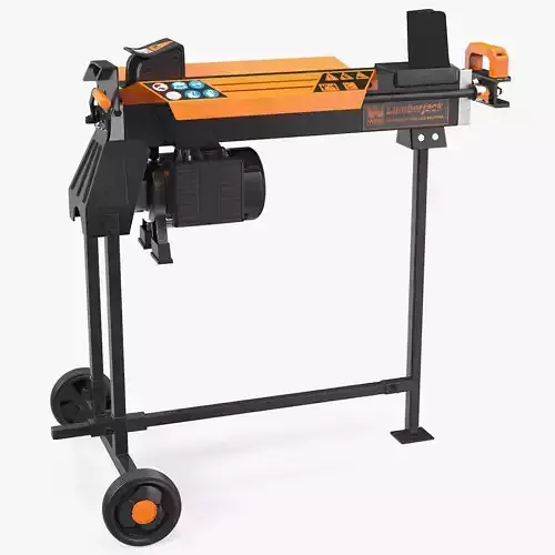 WEN 56207 Electric Log Splitter with Stand Rigged 3D model WEN 56207 Electric Log Splitter with Stand Rigged 3D model