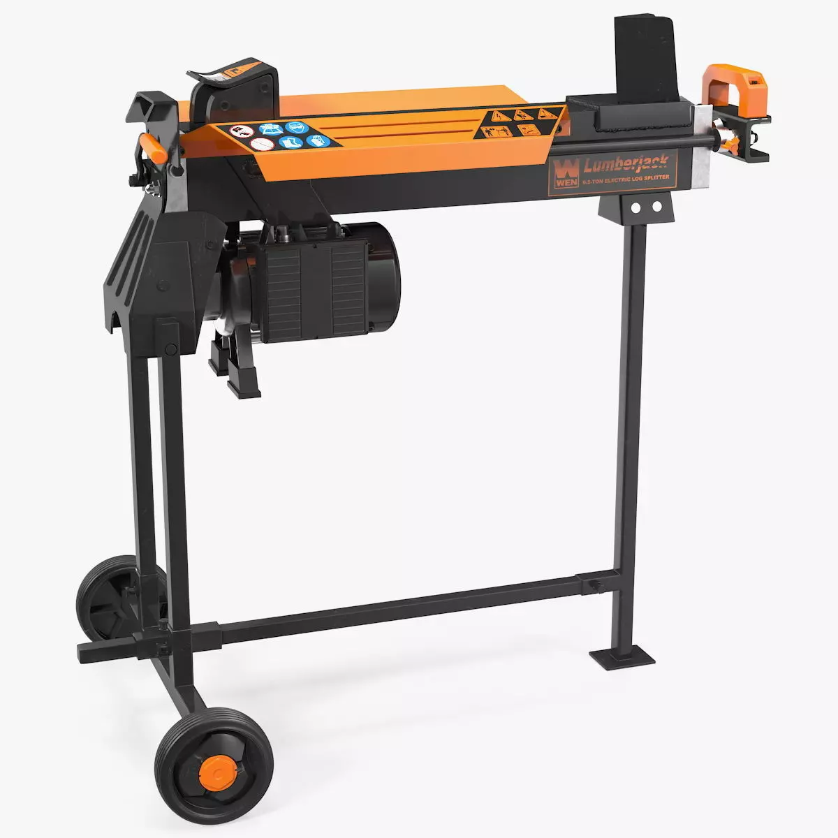 WEN 56207 Electric Log Splitter with Stand Rigged 3D model_0
