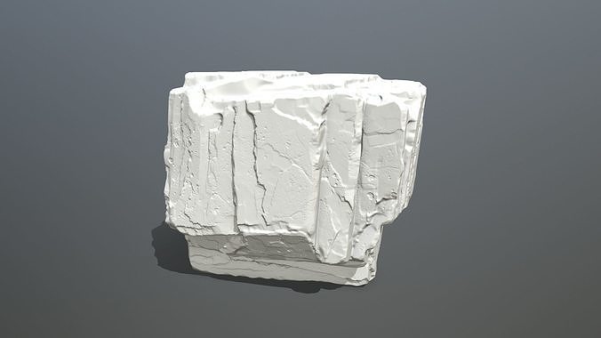Rock Print piece of 3D print model
