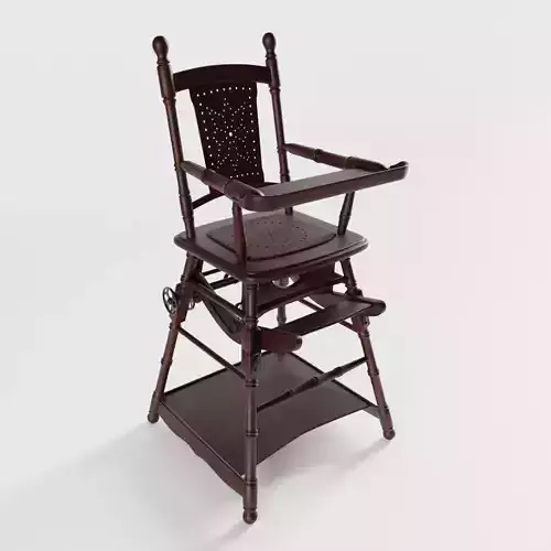 Antique Childrens High Chair