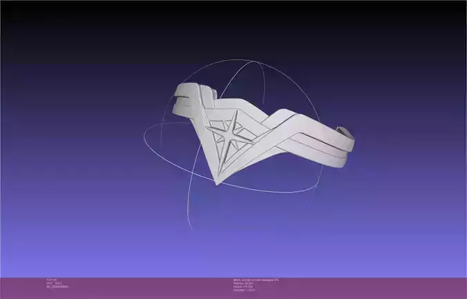 DC Wonder Woman Headgear 3D print model