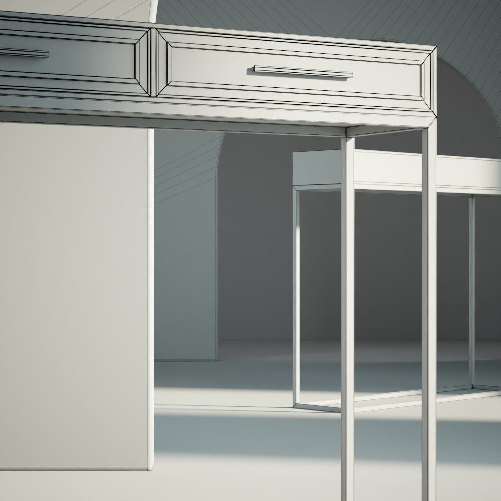 Furniture Console 002 3D model_5