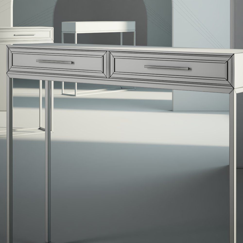 Furniture Console 002 3D model_4
