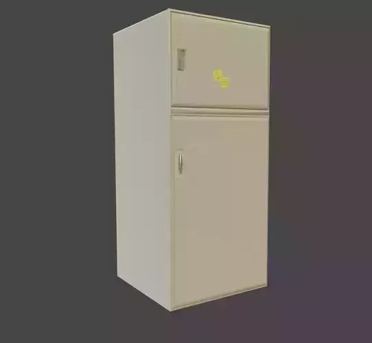 Creme white 90s Refrigerator