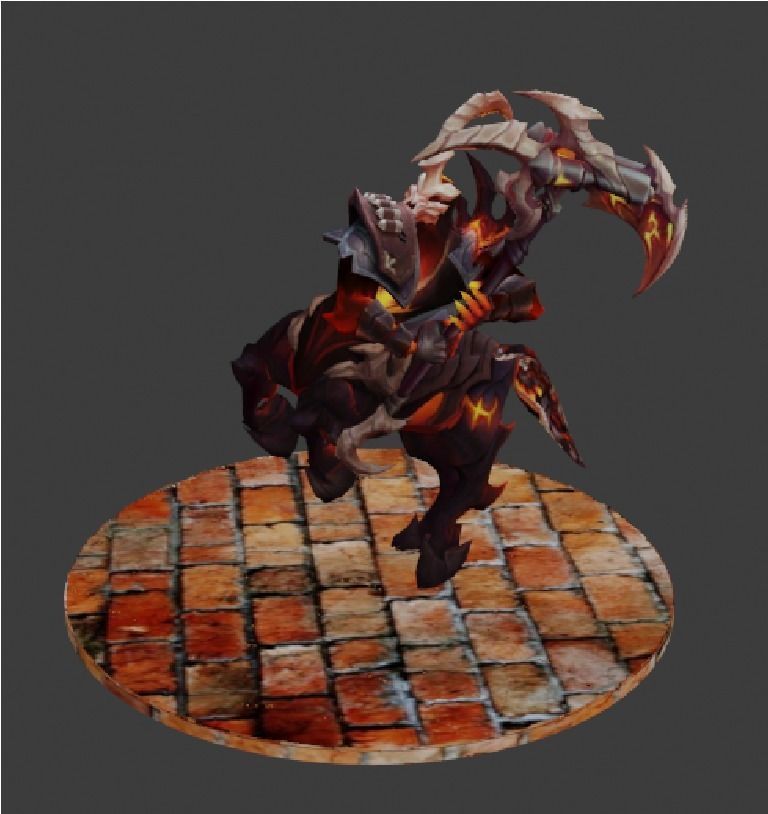 High Noon Hecarim 3D print model_3